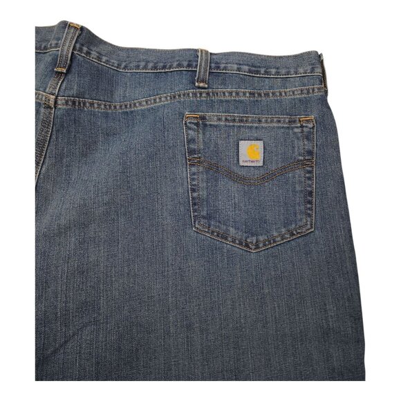 Carhartt Mens Holter Relaxed Fit Jeans 54x30 Denim Straight Leg Sits At Waist - Picture 5 of 10